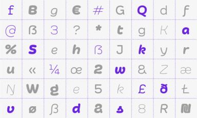 Knowledge typeface page thumbnail