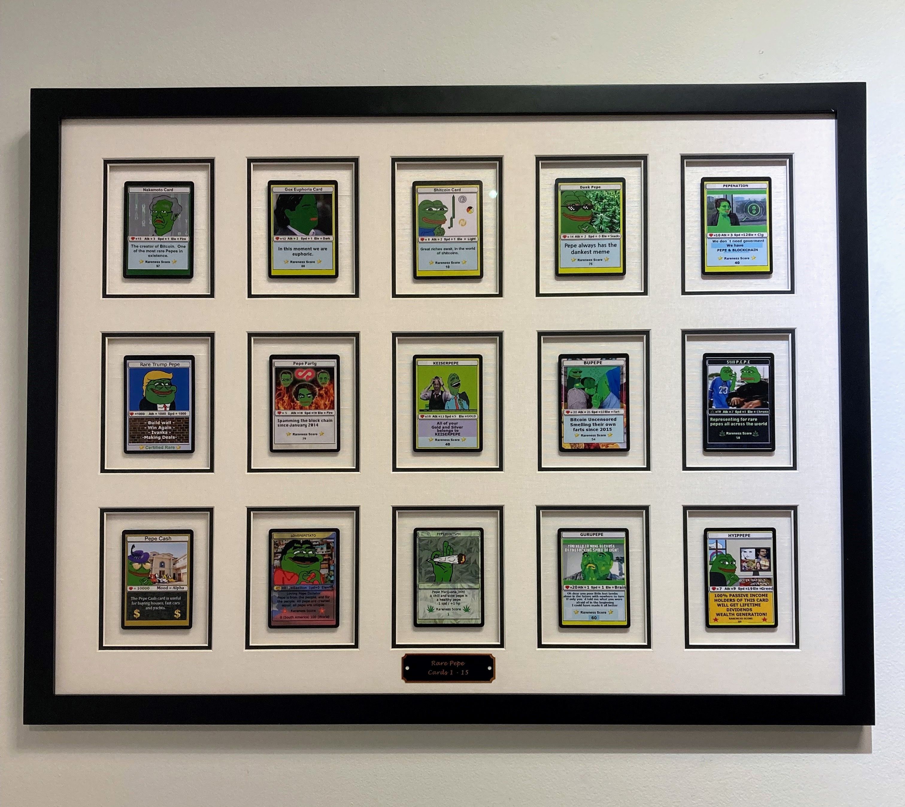 Rare Pepe Cards 1-15