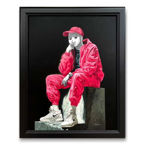 ROJAKEMPIRE Framed Painting & Token