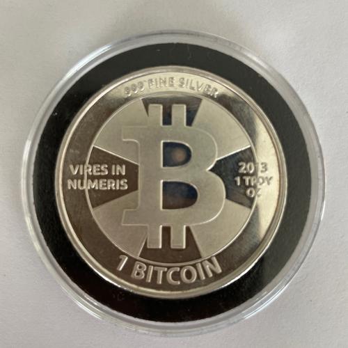 5 Redeemed 2013 Series 3 Casascius Silver Bitcoins