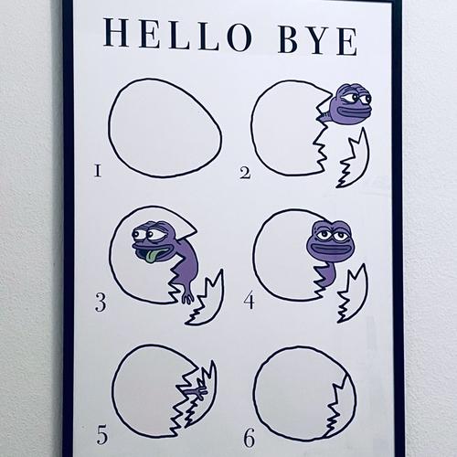 HELLOBYE framed XL print incl. token
