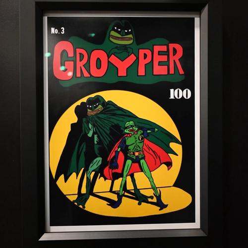 GROYPMAN Framed Print