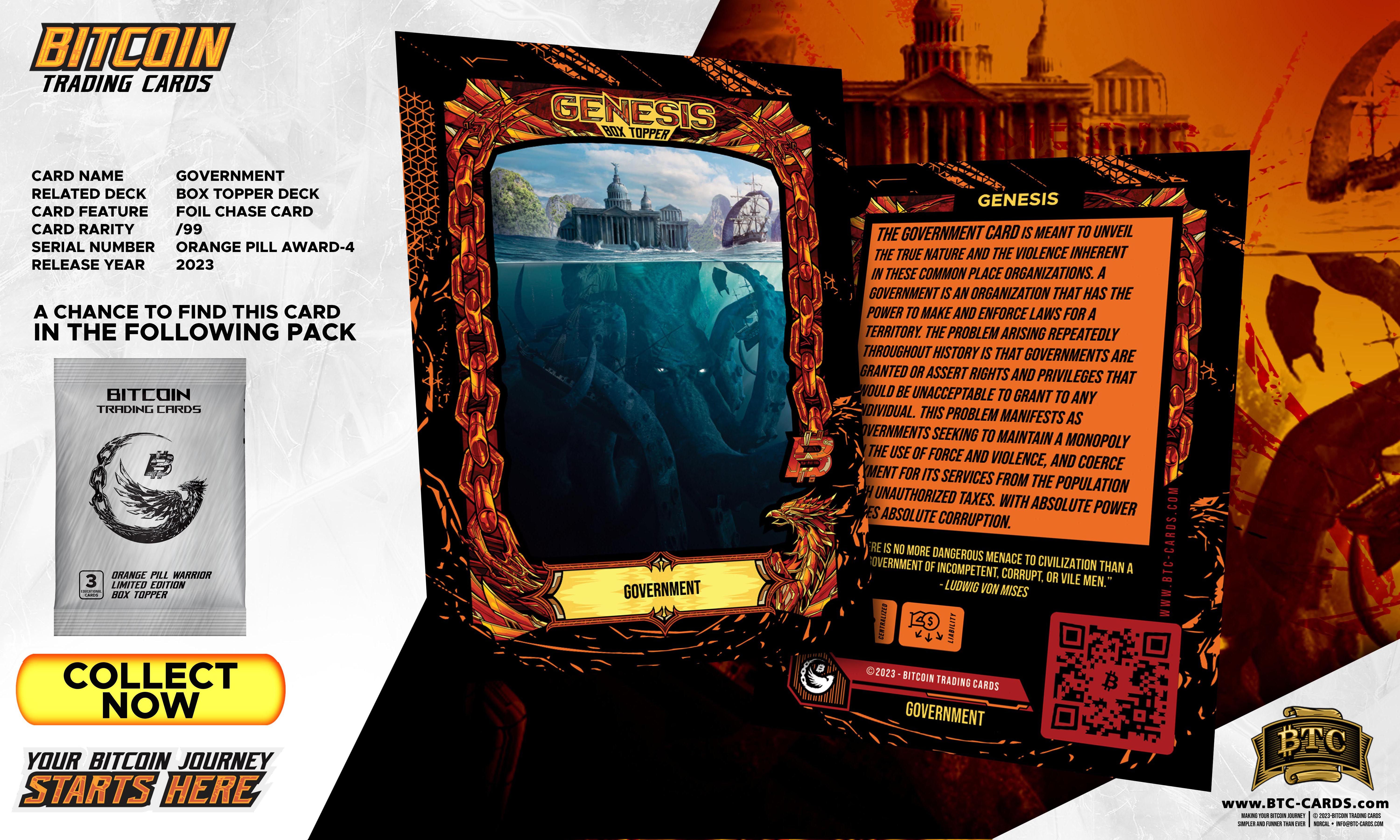 Boxtopper | Government (#/99)- 15pk Break