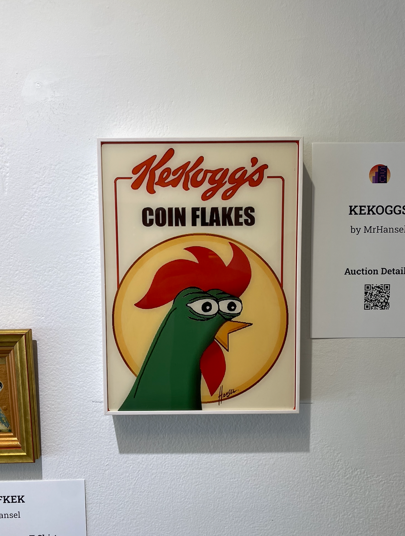 KEKOGGS (MrHansel) Framed 1/1 Acrylic Glass Print, 29x21cm