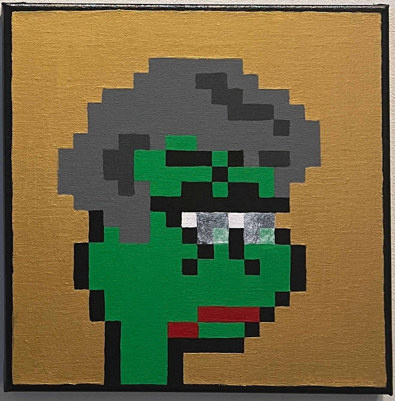 PaintPepunk 0002 - Gold Nakamoto