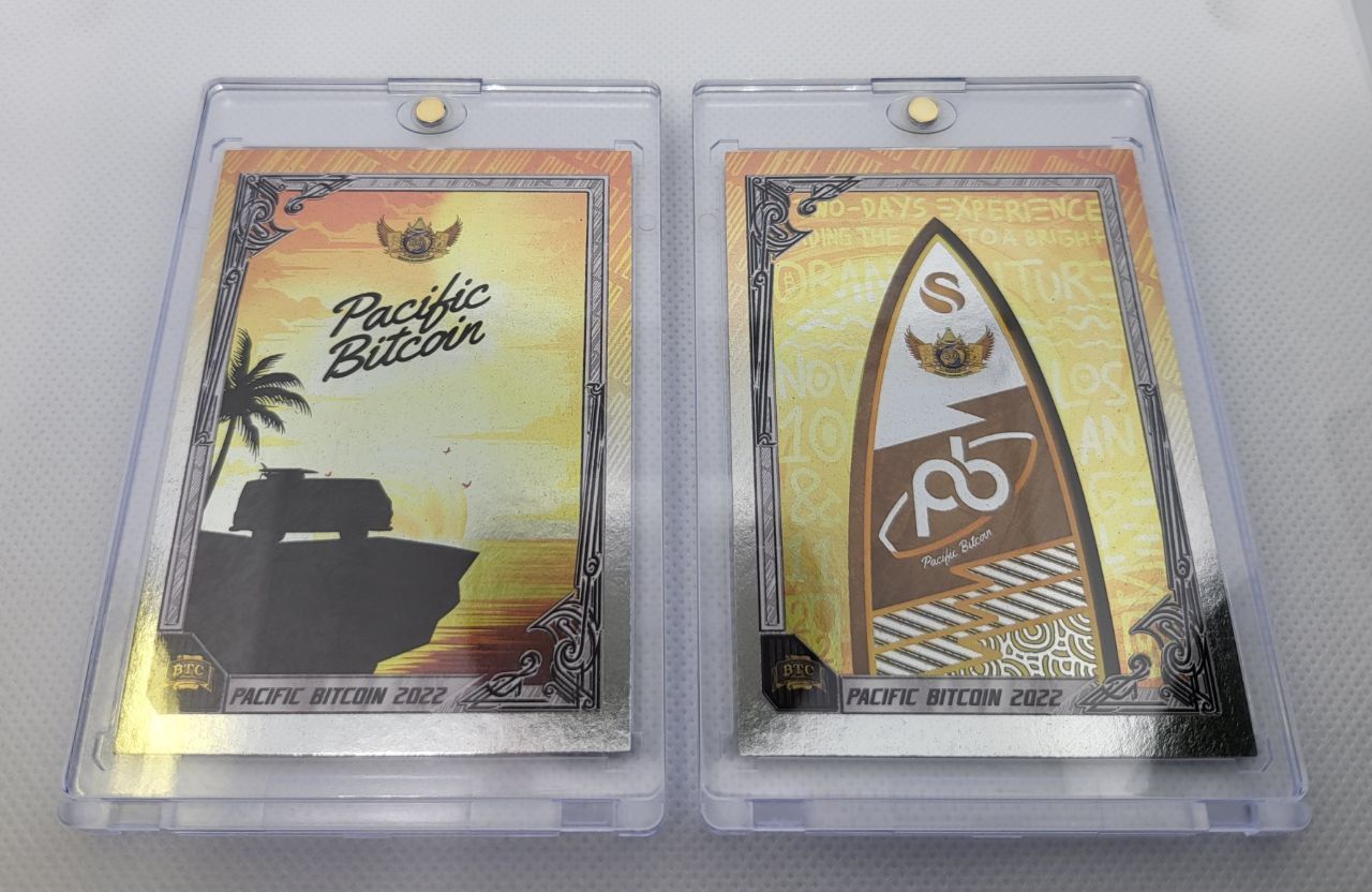 Set of Pacific Bitcoin 2022 Chase (#/999) Cards