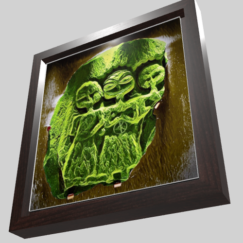 KEKSTONE Framed UltraHD Acrylic Glass Print + 1x KEKSTONE Digital Pepe Project Token