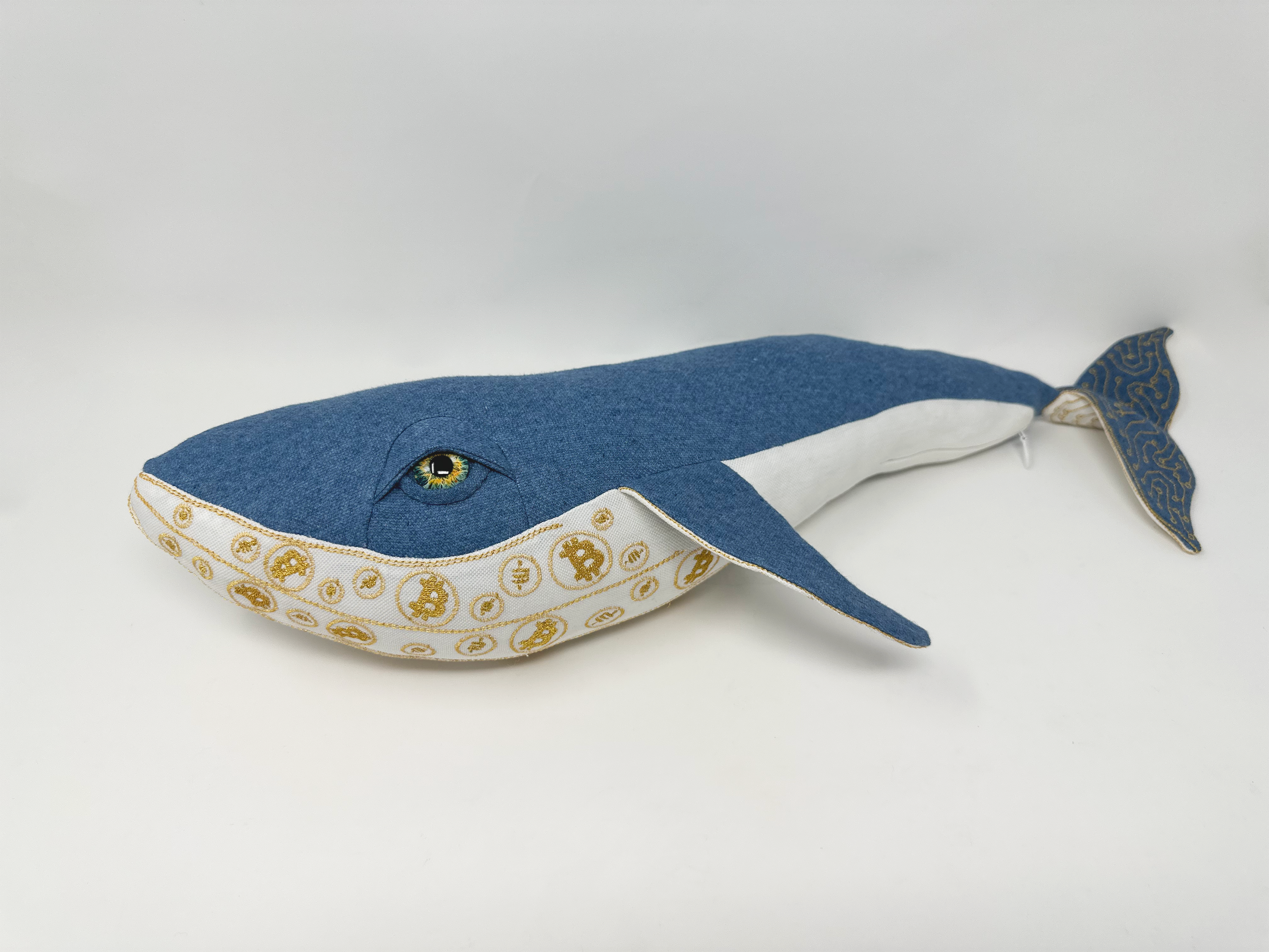 Bitcoin Whale Plush Toy