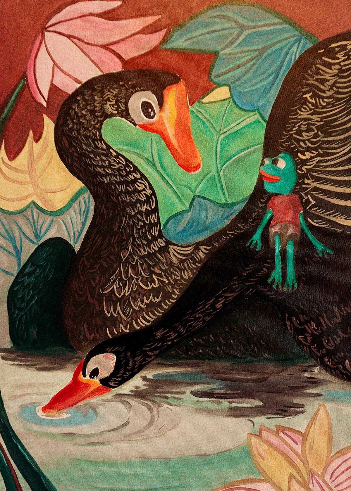 RELAXINGPEPE (Physical painting and Token)