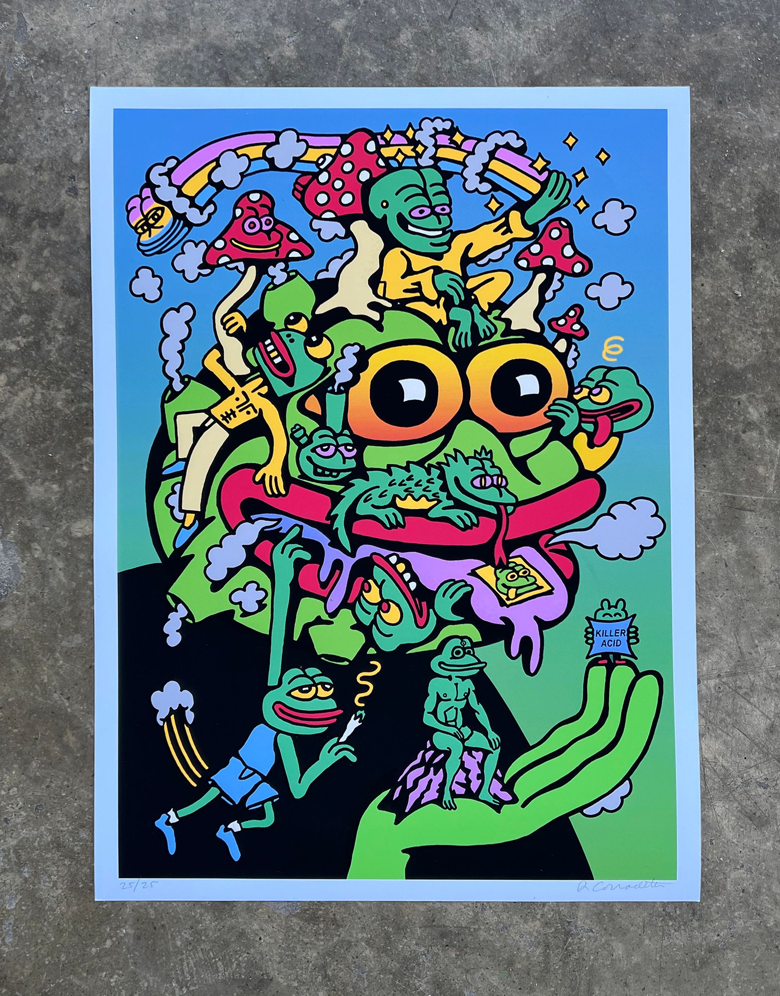 Killer Acid Pepe Ltd Ed. Prints