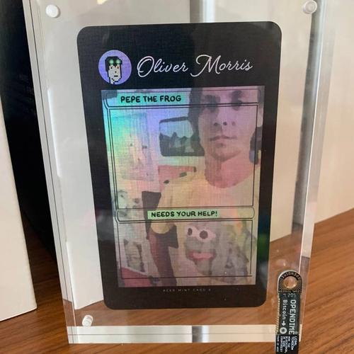 PEPETHEFROG with Physical Display