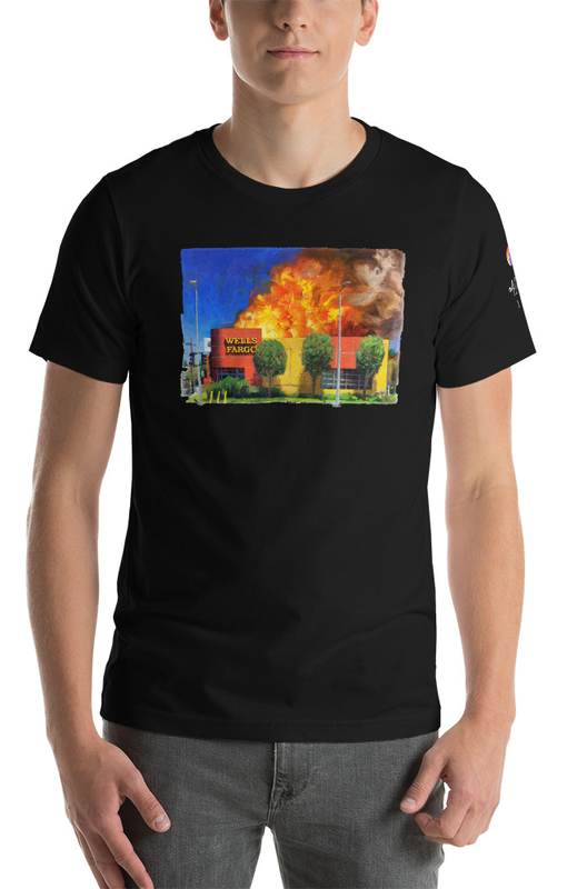 Wells Fargo in Flames T-Shirt