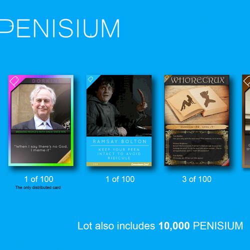 RARE AND VINTAGE PENISIUM CARDS