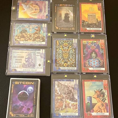 S1 Lot: Blue (5) / Red (3) / Rusty (1) / Common Cards (47)