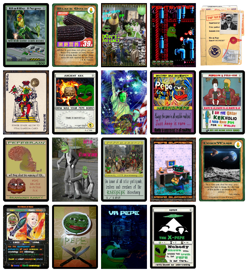 Rare Pepe Mega Lot