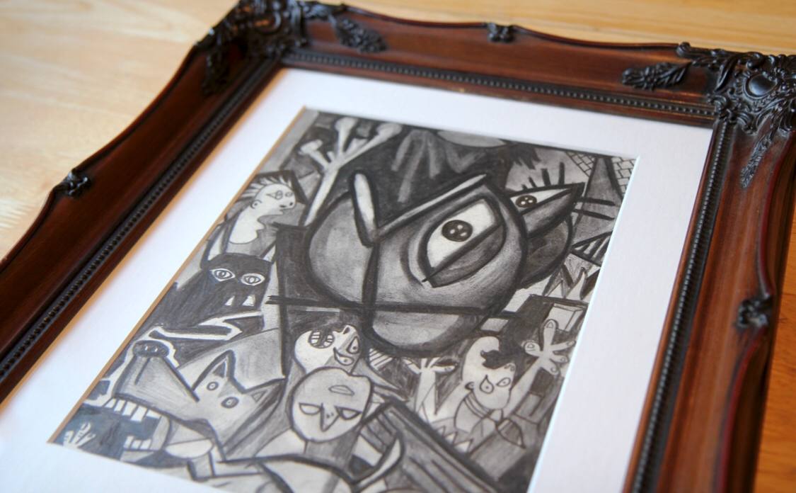 FAKEPEPCASSO physical artwork + token