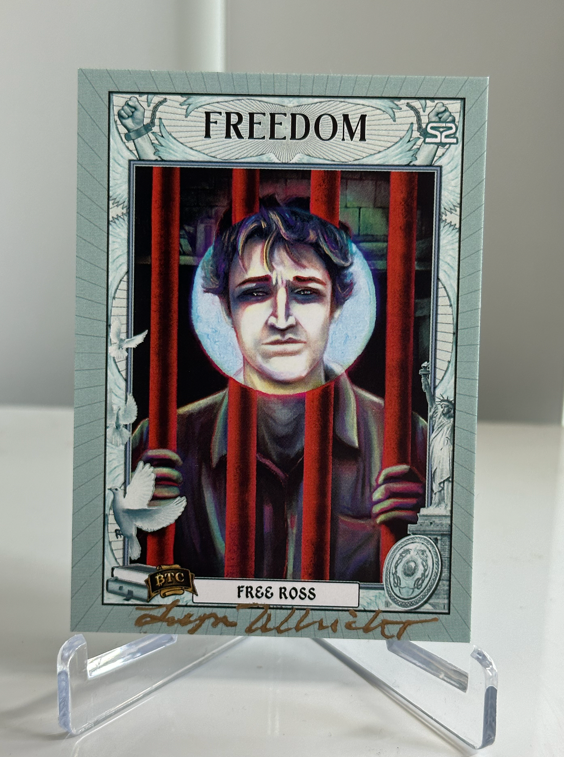 S2C42 | Autographed Free Ross (Lyn Ulbricht) - 100% of proceeds for FreeRoss.org