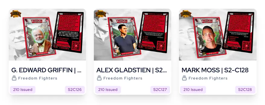 Freedom Fighters (##/210) - (2-Box Break) - Break #4