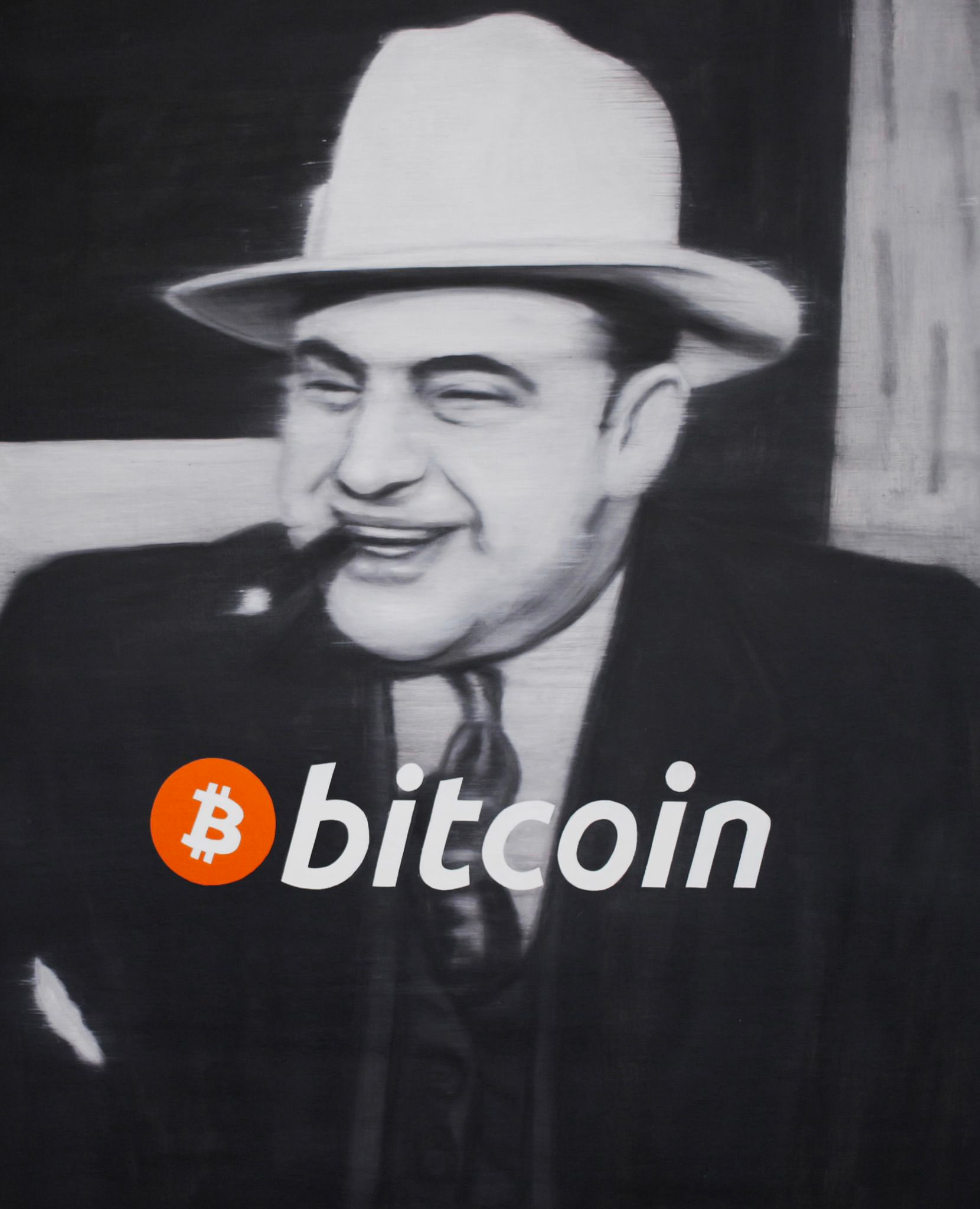 Bitcoin Capone Inscription 13392 + Physical oil painting