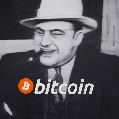 Bitcoin Capone Inscription 13392 + Physical oil painting