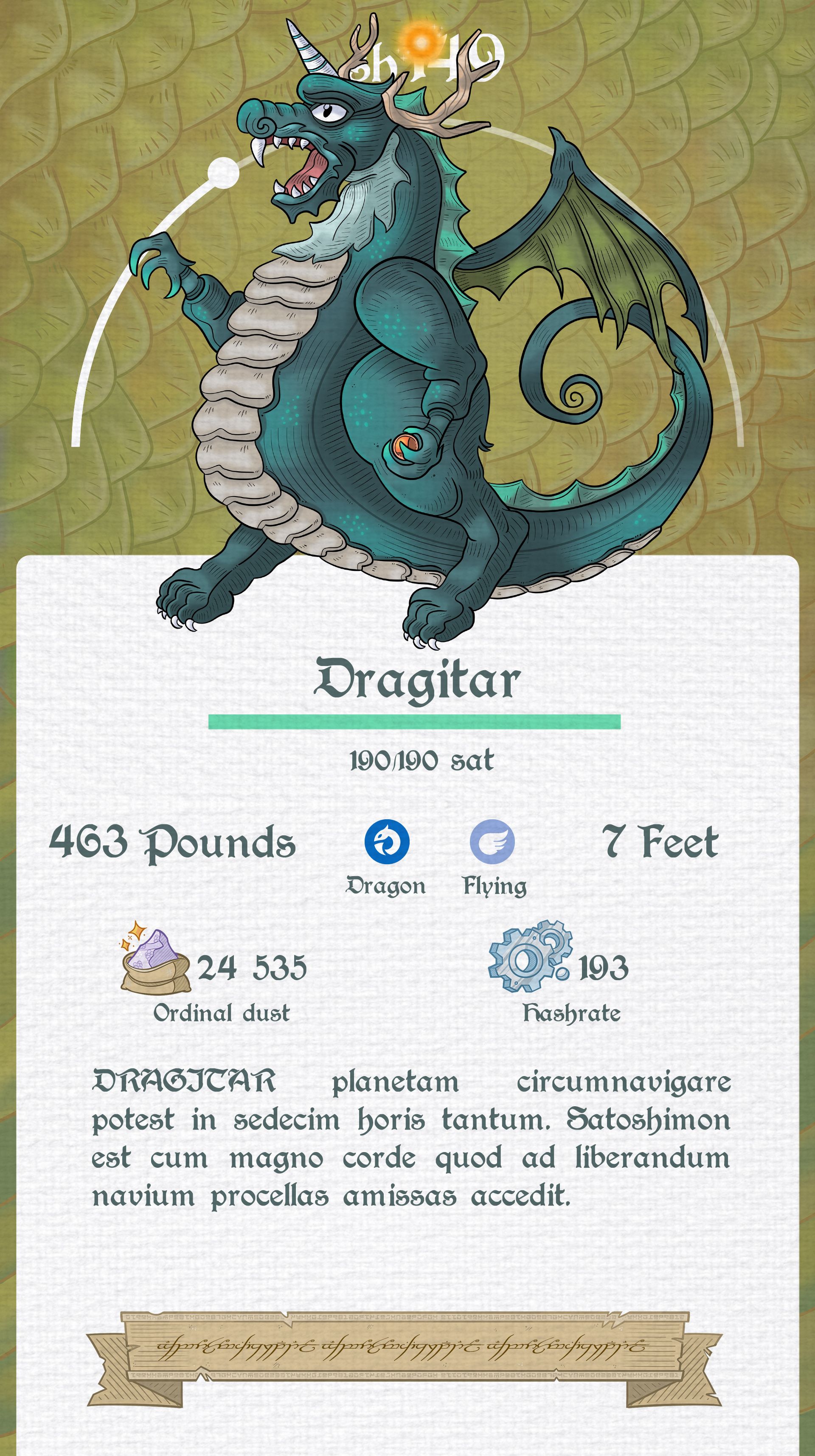 Satoshimon 149 - Dragitar