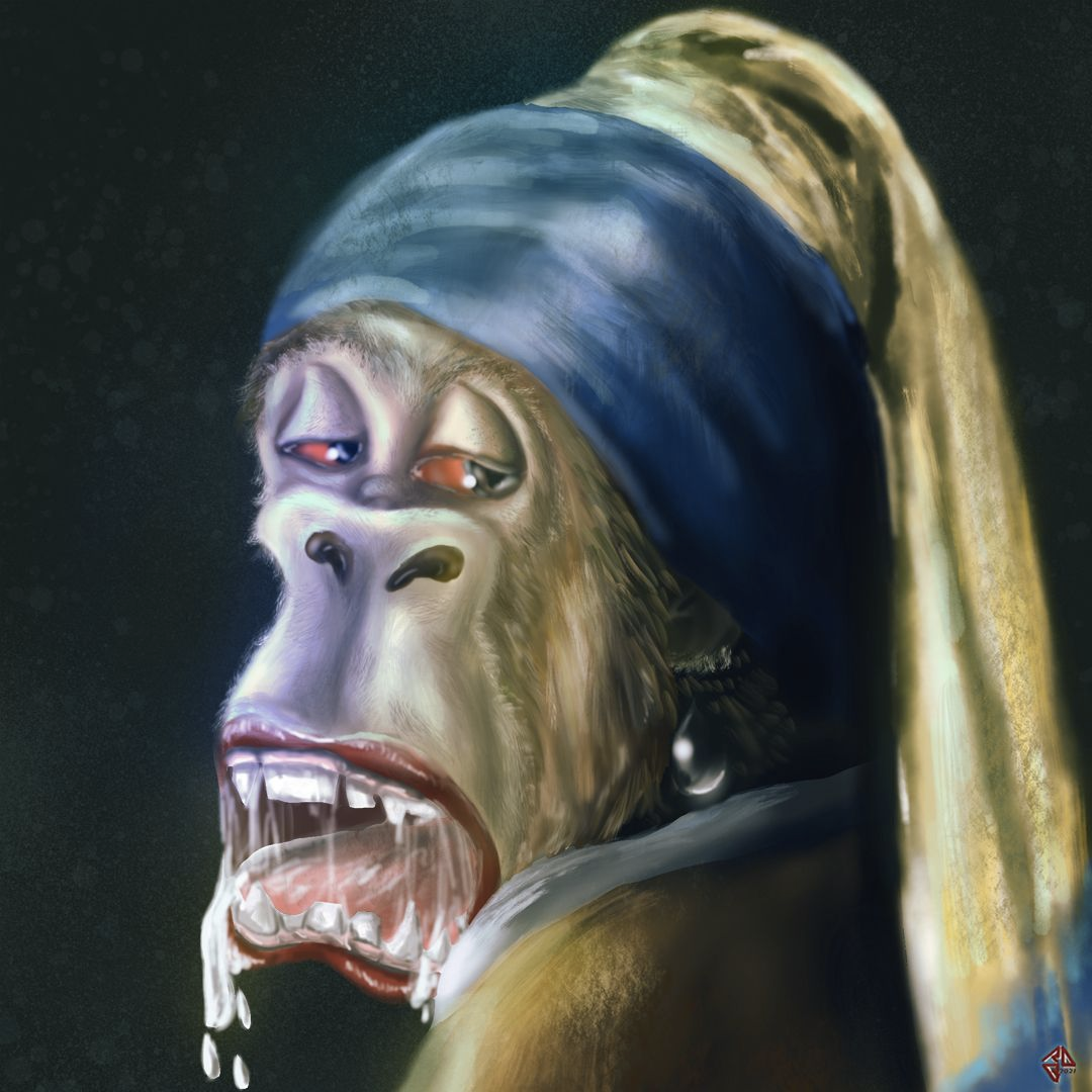 DERPYPEARL - Framed + Counterparty Token