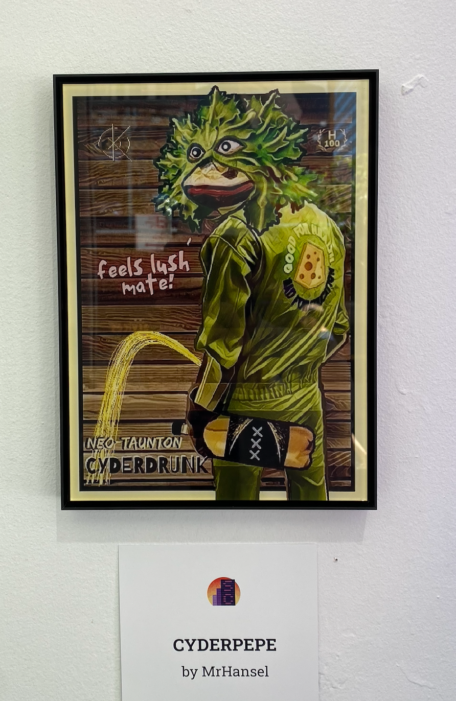 CYDERPEPE (MrHansel) Framed 1/1 Acrylic Glass Print, 29x21cm