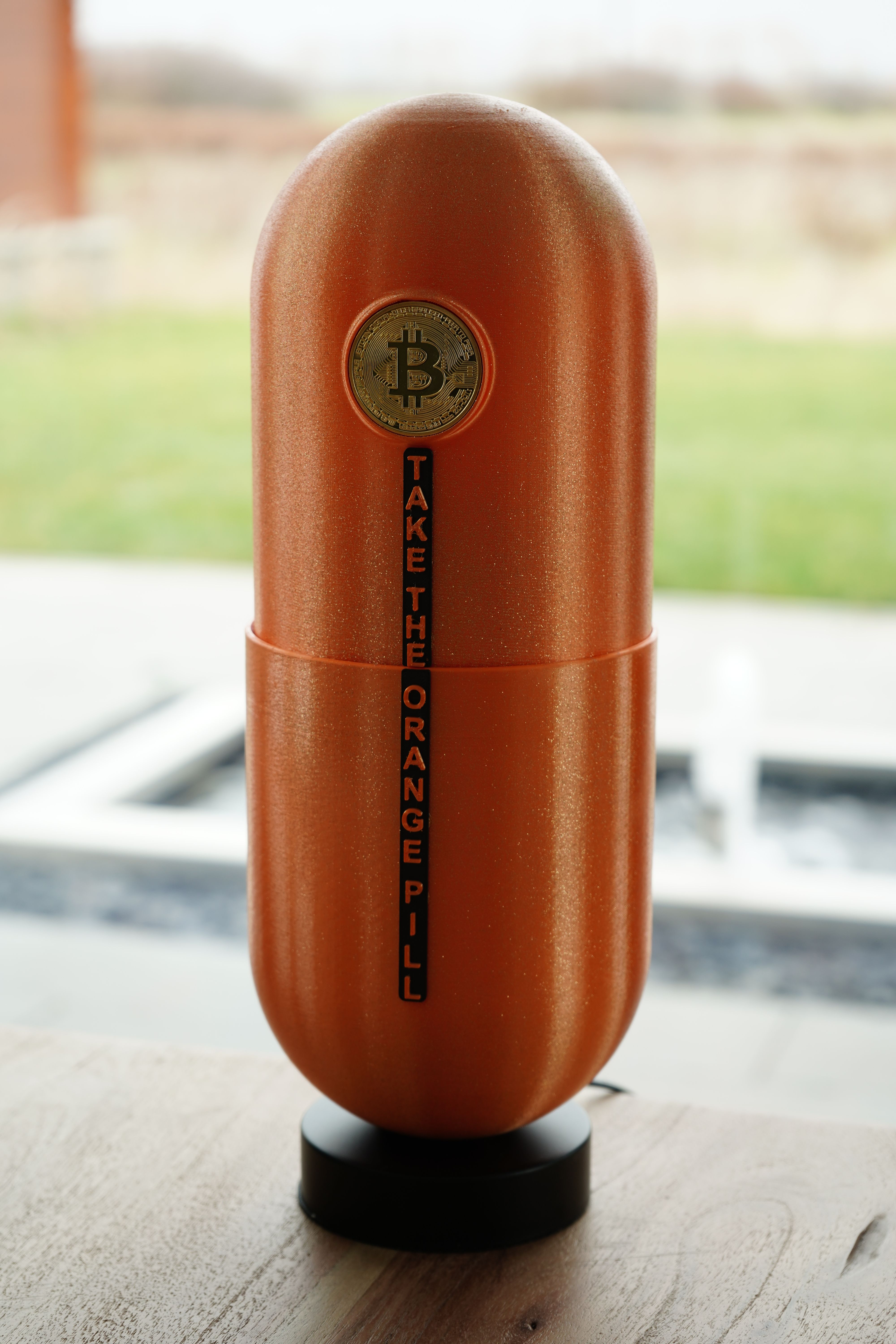 TAKE THE ORANGE PILL LAMP