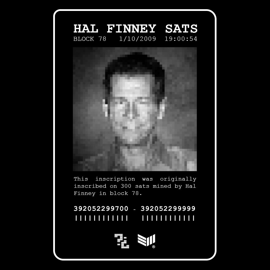 #6786962 | Hal Finney Sats from Nullish & Bitcoin Magazine
