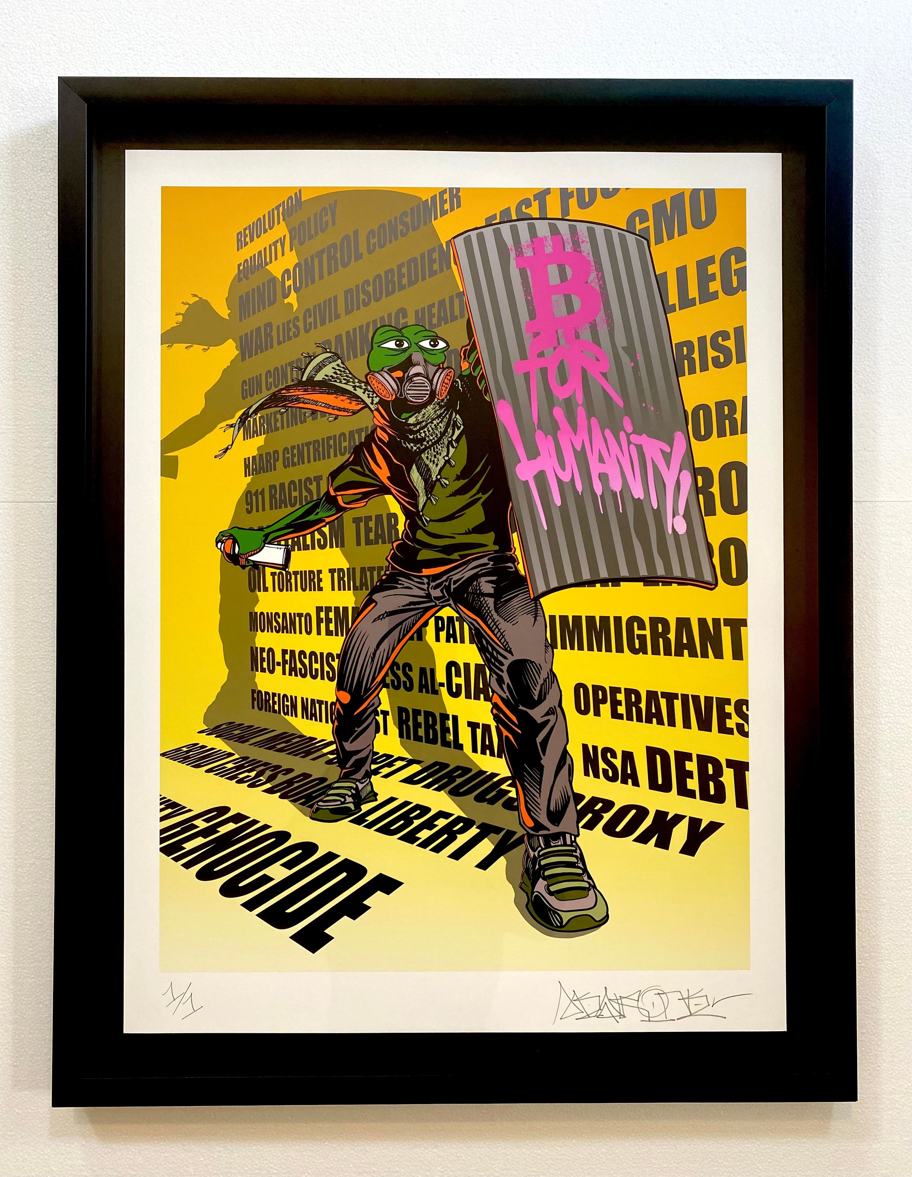 "PEPE'S REVOLT" - 1/1 Token + 1/1 Print & Original Silkscreen Set