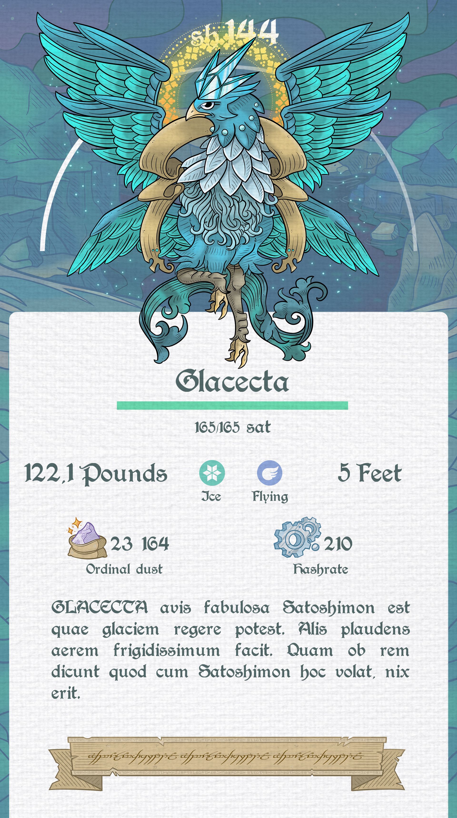 Satoshimon 144 - Glacecta