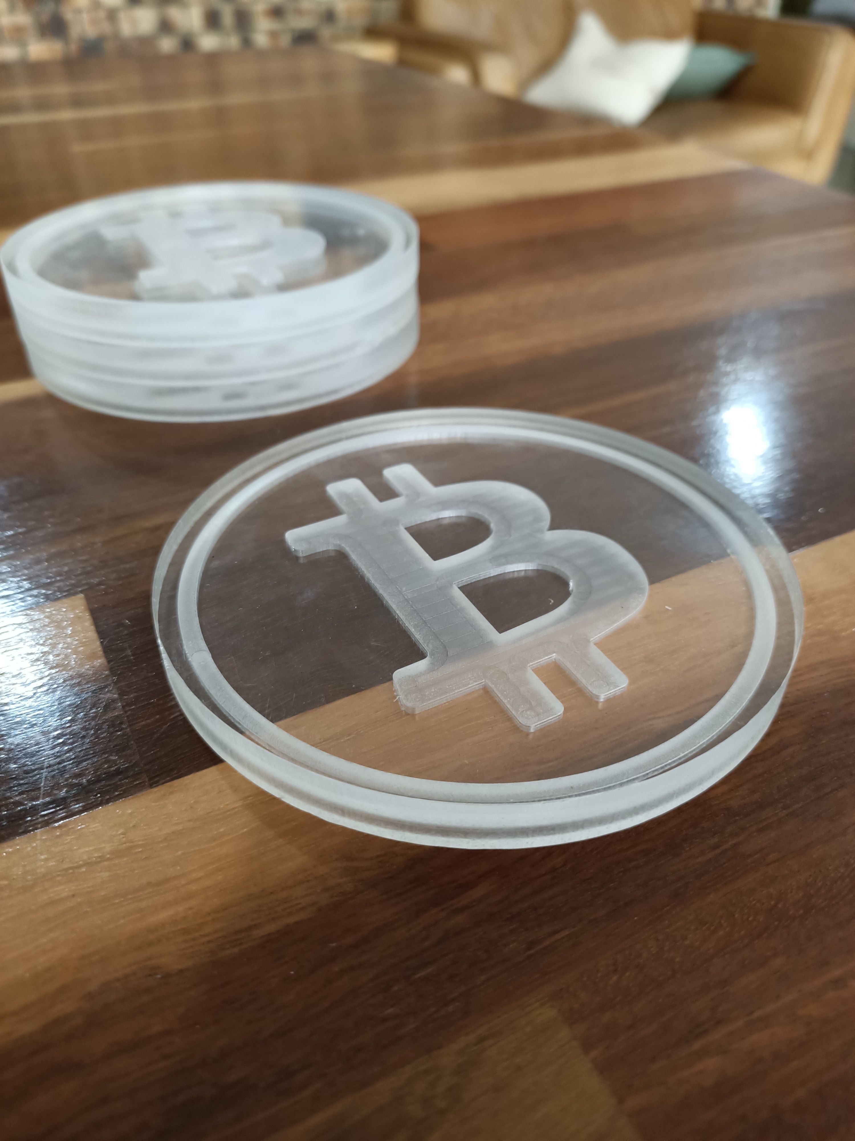 Bitcoin Drink Coasters