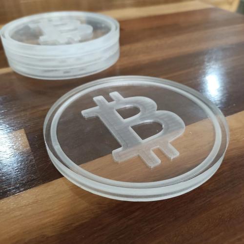 Bitcoin Drink Coasters