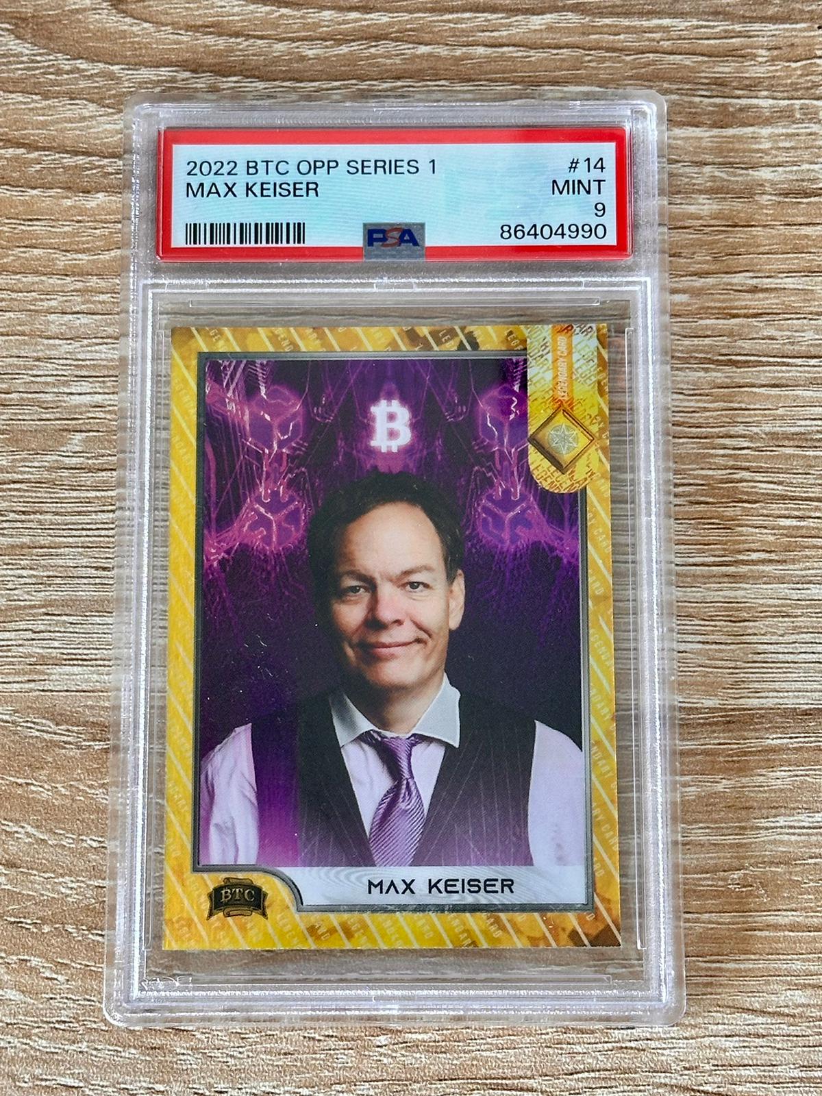 PSA 9 Series 1 Legendary Max Keiser #61/100