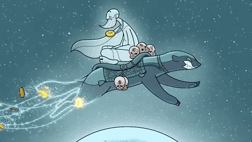 'Bitcoin Moon' Animated Display