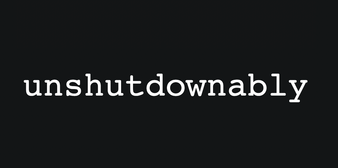#4937 | Bitcoin can't be shutdown