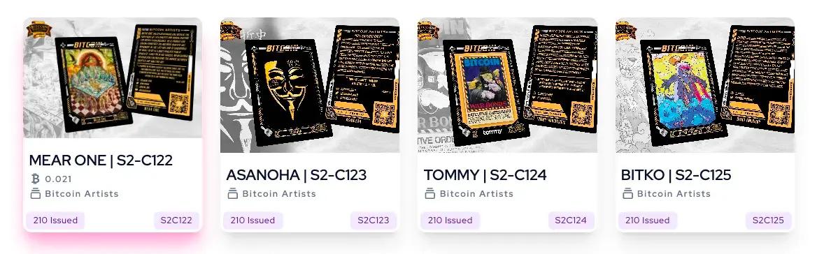 Bitcoin Artists (##/210) - (2-Box Break) - Break #9