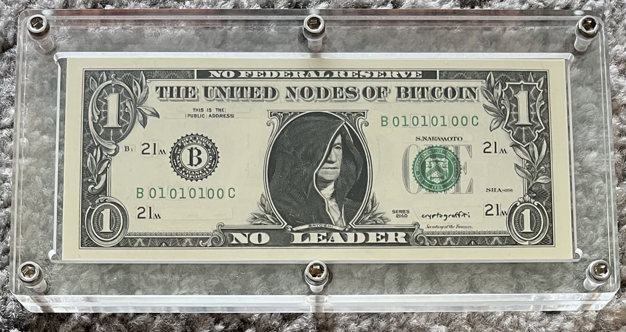 Cryptograffiti United Nodes completed, 2020