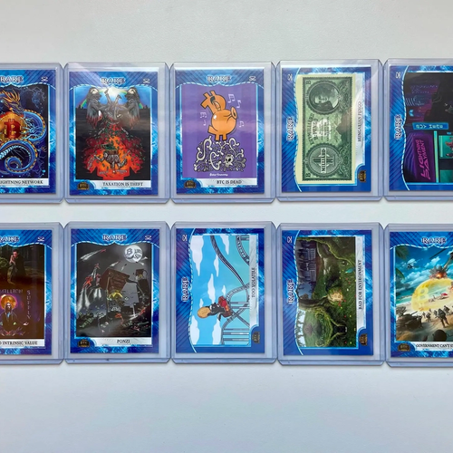 S2 Lot - Complete set of S2 #/1000 Blue Rares (10 Total)