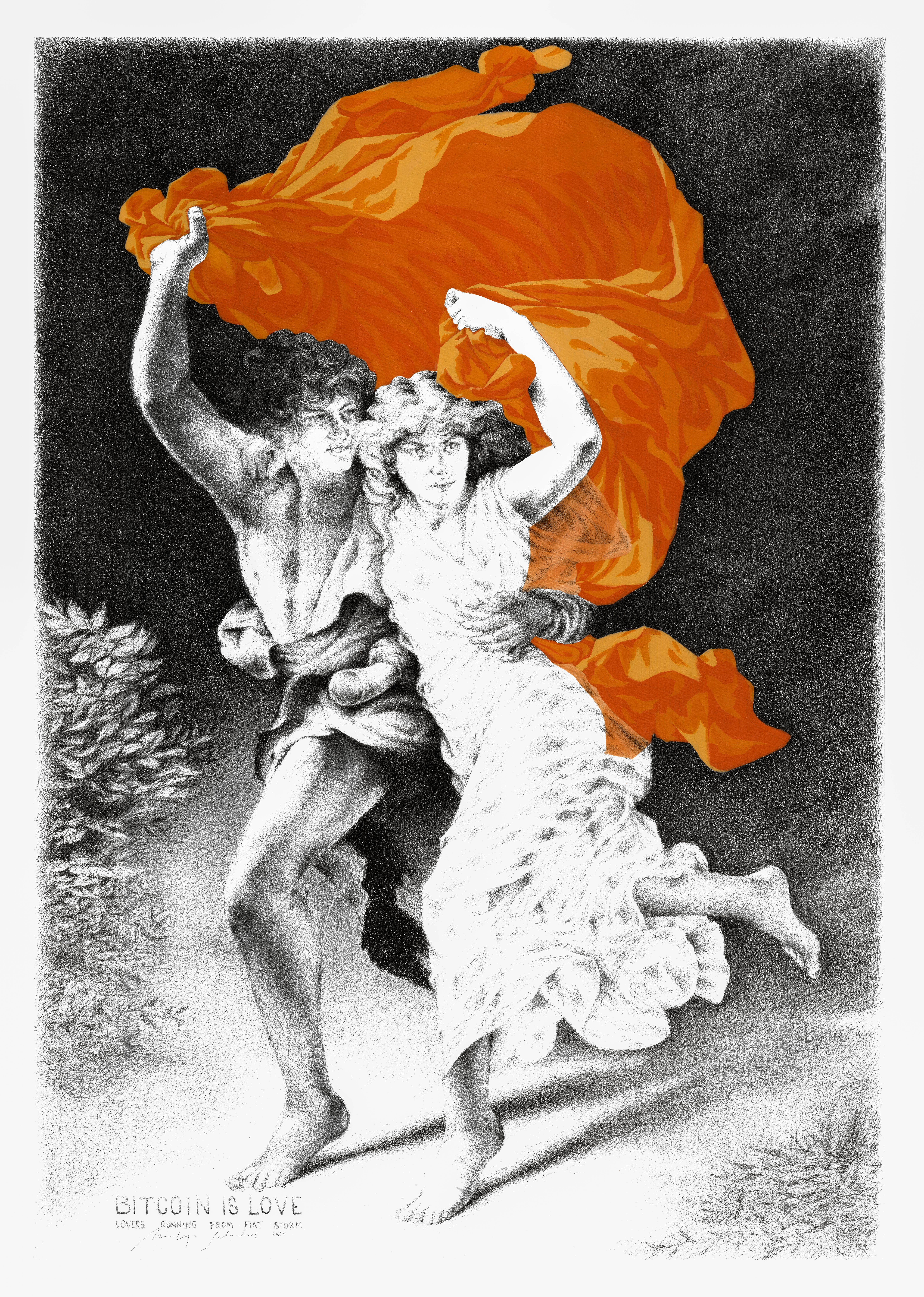 Bitcoin is Love: Lovers Running from Fiat Storm