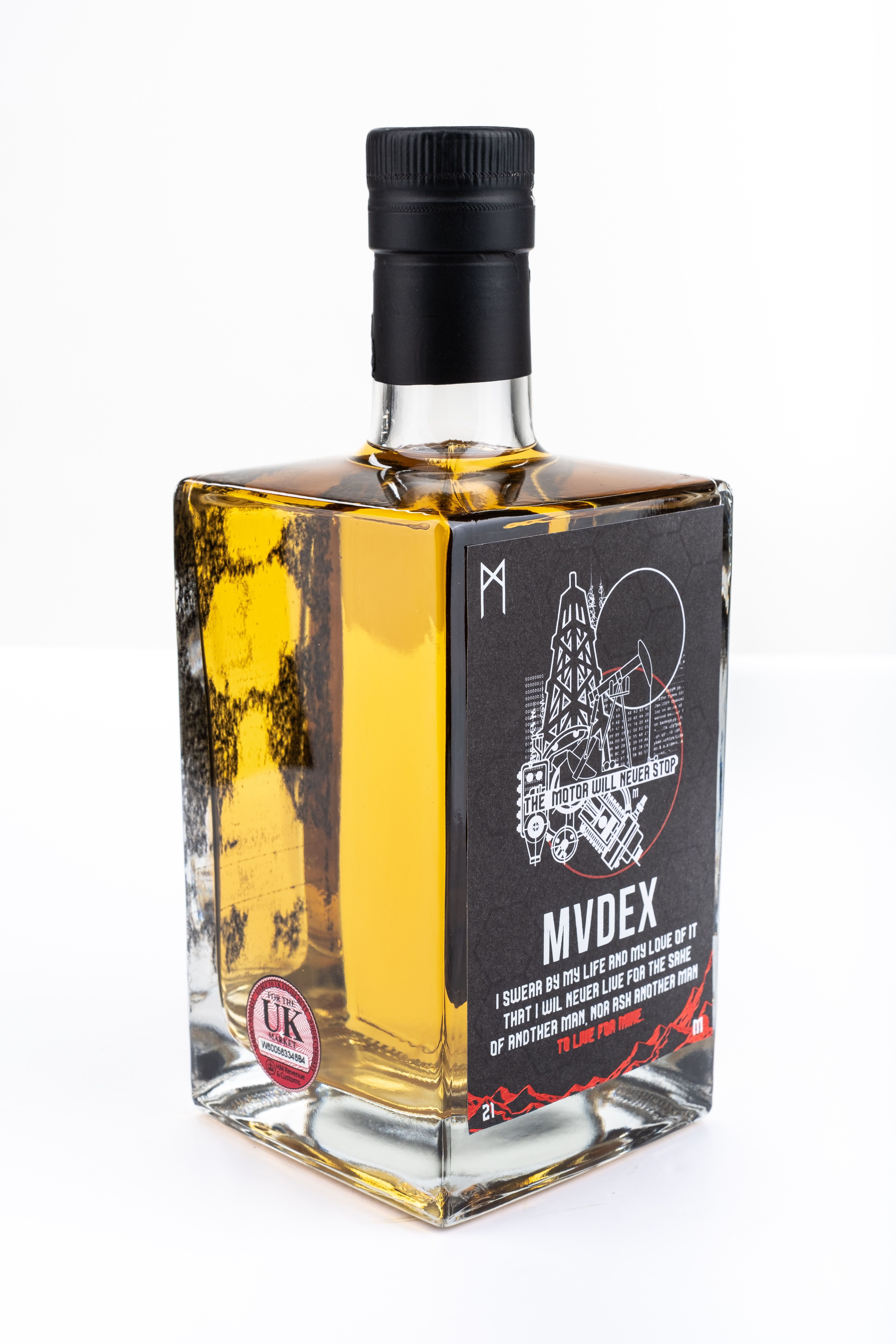 MVDEX limited edition Genesis Block whisky