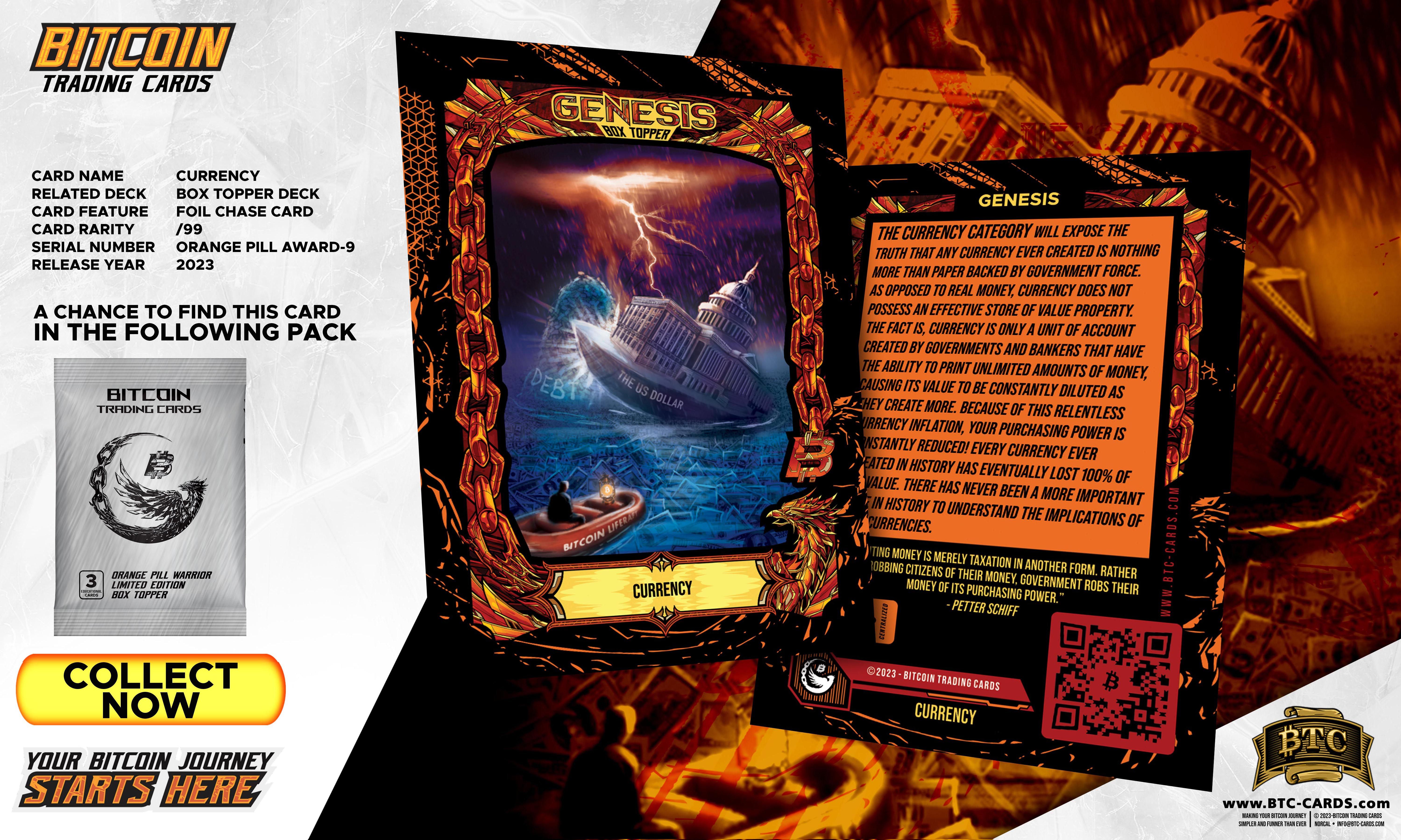 Boxtopper | Currency (#/99)- 15pk Break