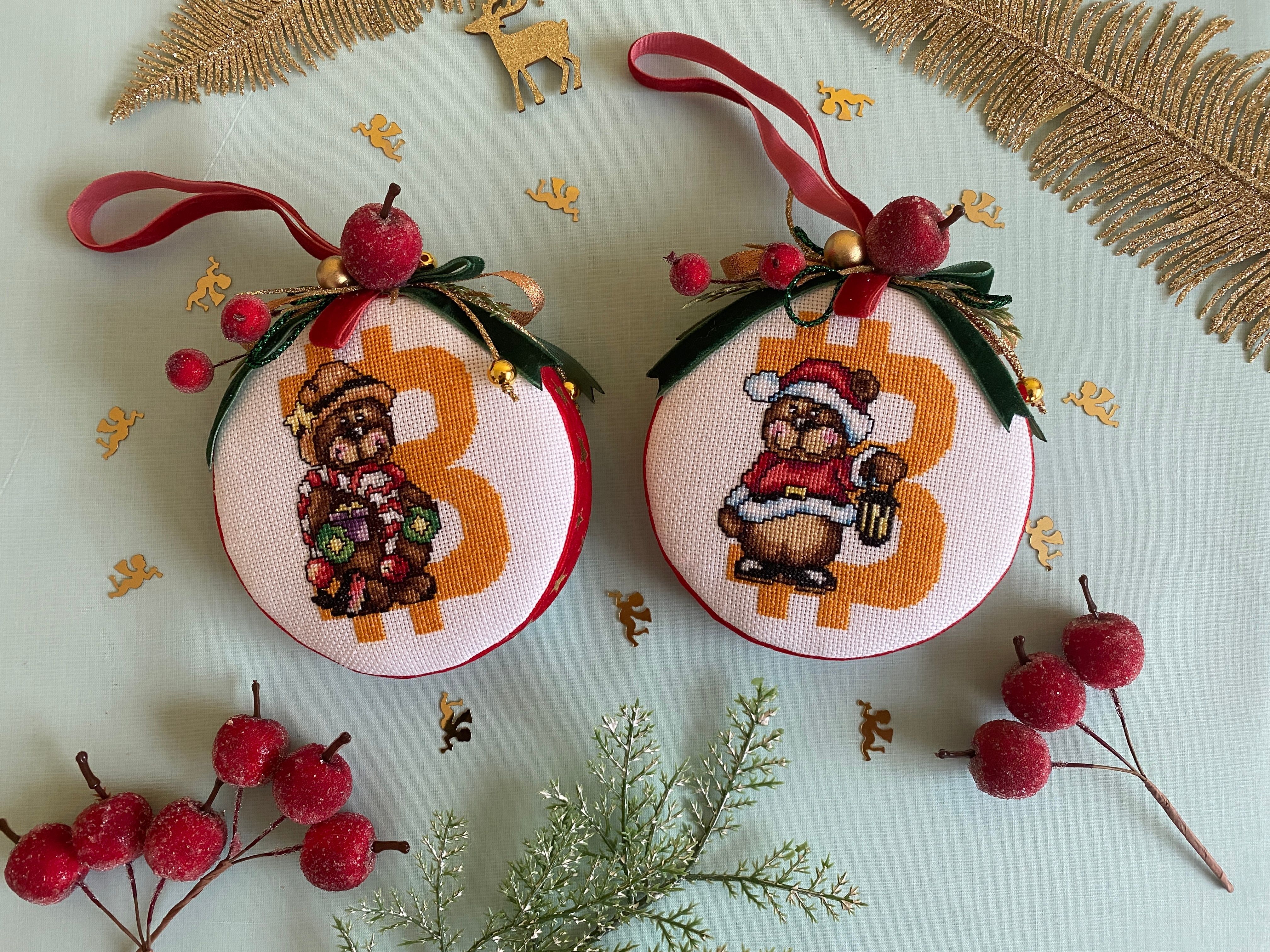 Christmas Toys-Embroideries Bitcoin 2