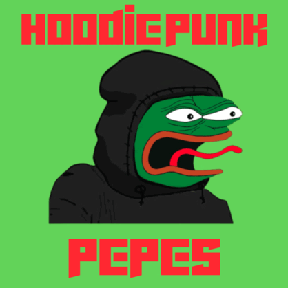 Hoodie Punk Pepes (Bitcoin Stamps)
