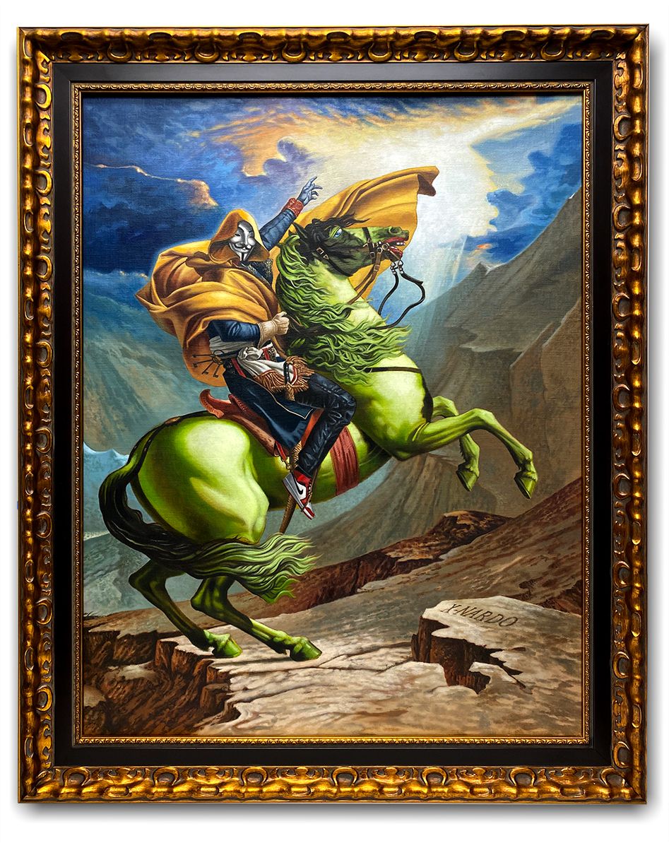 FAKEGENESIS Framed Painting and Token