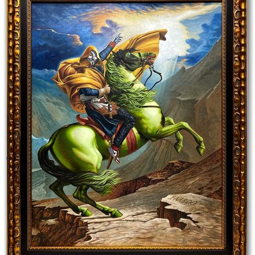 FAKEGENESIS Framed Painting and Token