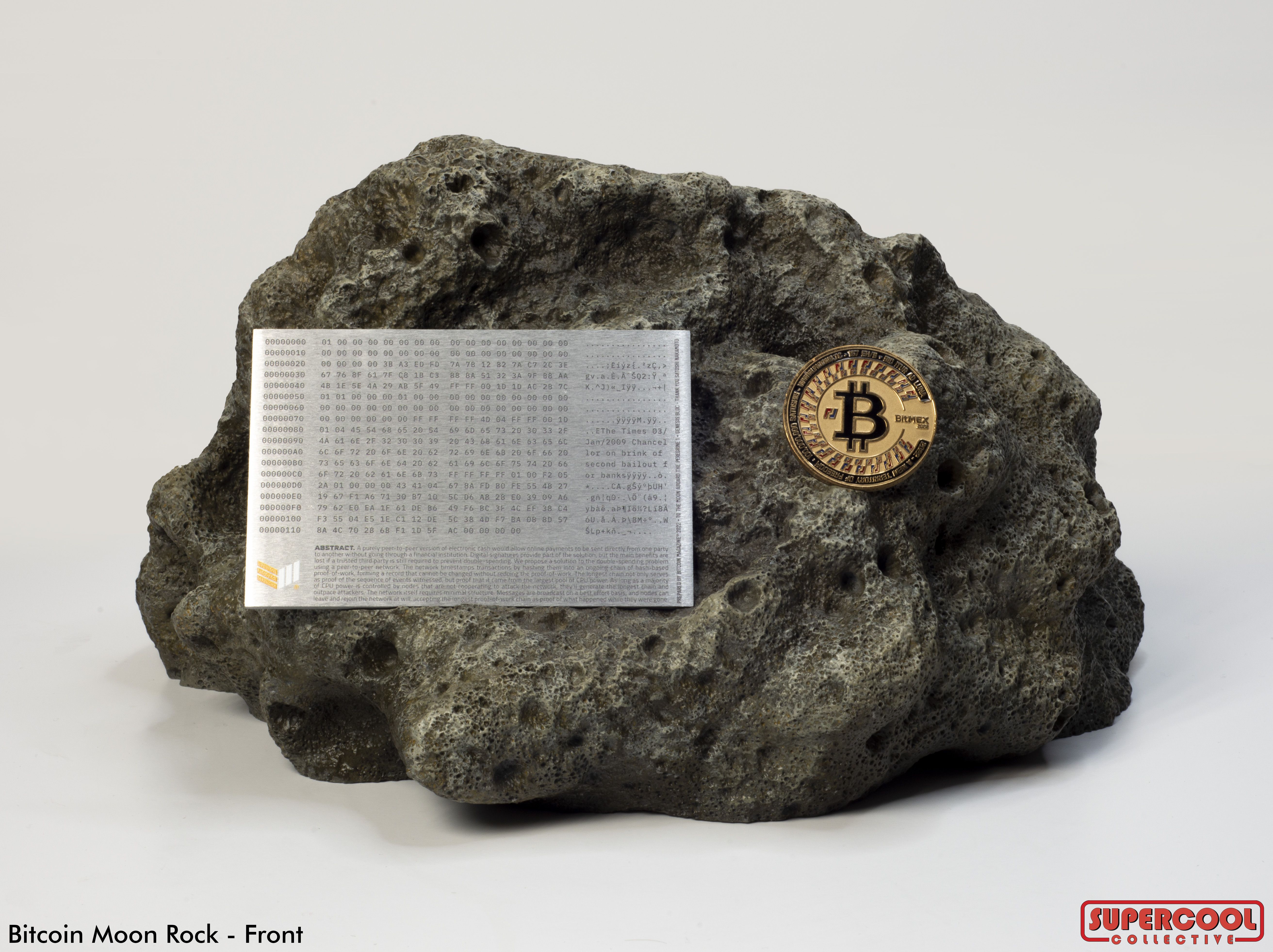 Bitcoin To The Moon Rock
