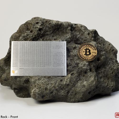 Bitcoin To The Moon Rock