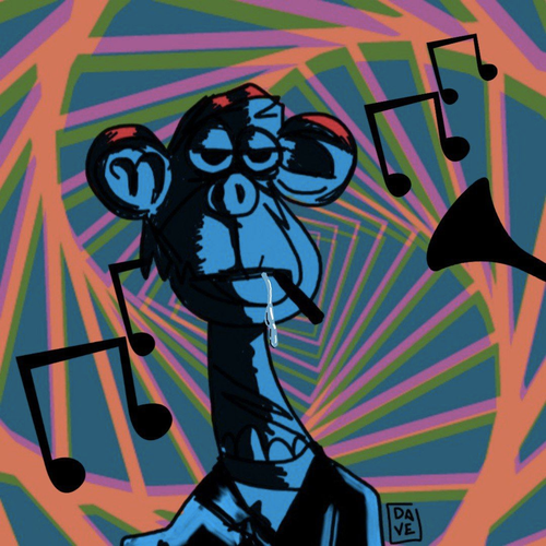 BLUEJAZZAPE - Framed + Counterparty Token