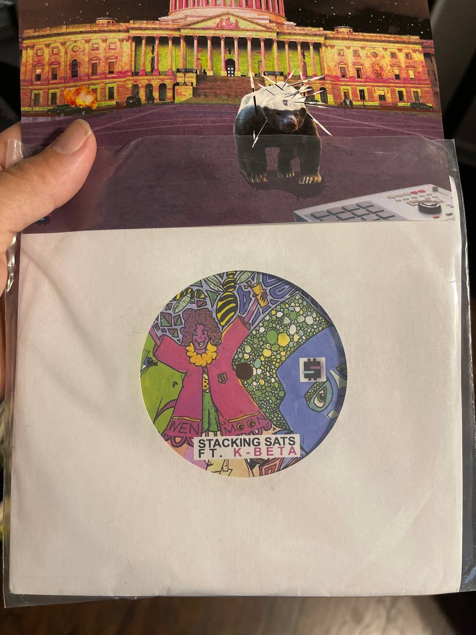 STACKING SATS 7” b/w & Sound Money Physical Record